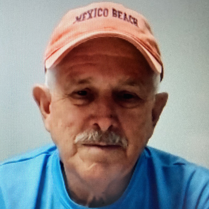 Al Cathey wearing a mexico beach ball cap