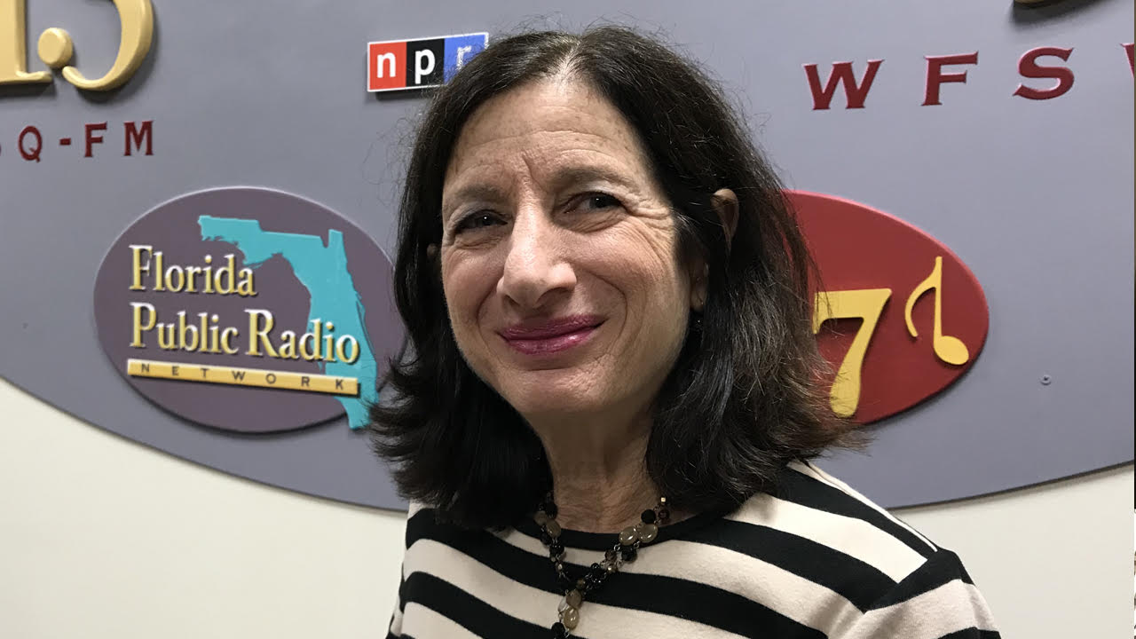 Barbara Goldstein smiling facing the camera