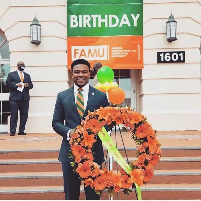 FAMU SGA President Xavier McClinton